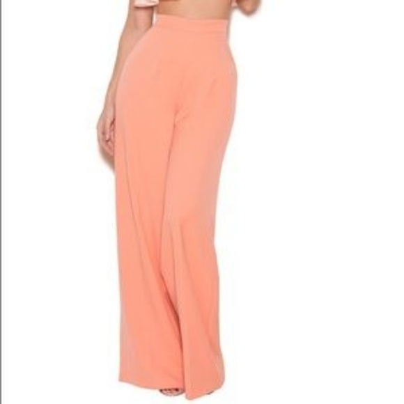 House of CB Pants - NWT Peach House of CB High Waisted Trousers
